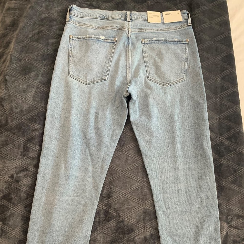 Agolde Toni Daylight Slim Mid Rise Straight Leg Jeans Sz 31 NWT - Picture 9 of 12